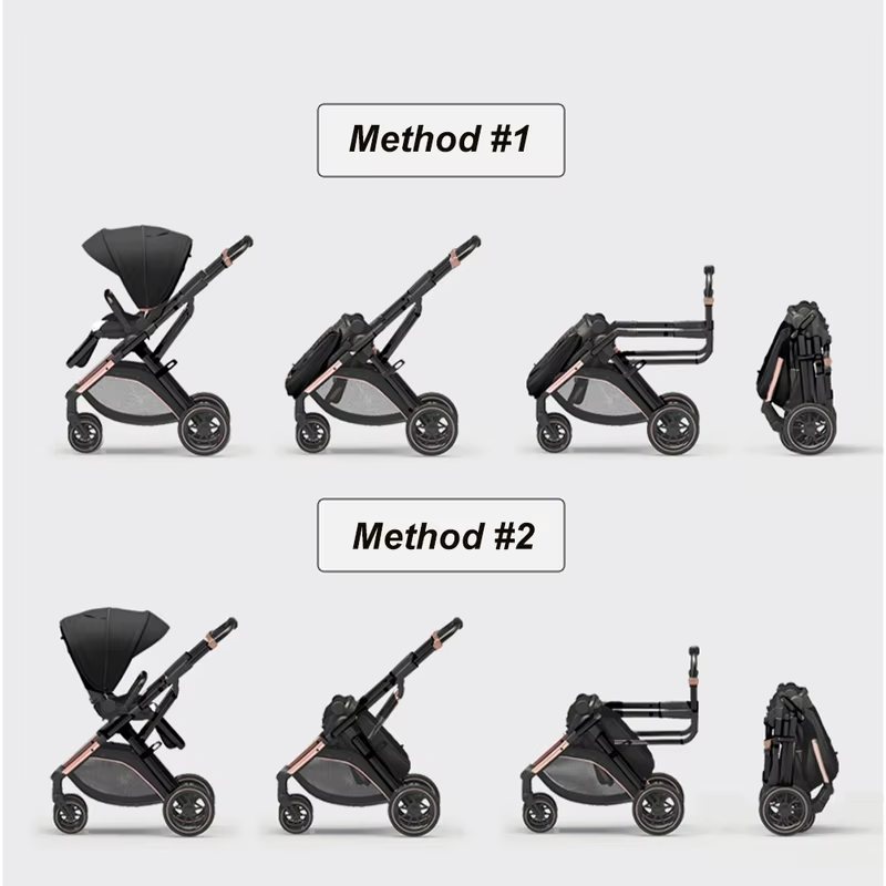 2026 New Arrival Convertible Baby Stroller For Toddler Newborn High Landscape Baby Pushchair With Reversible Seat