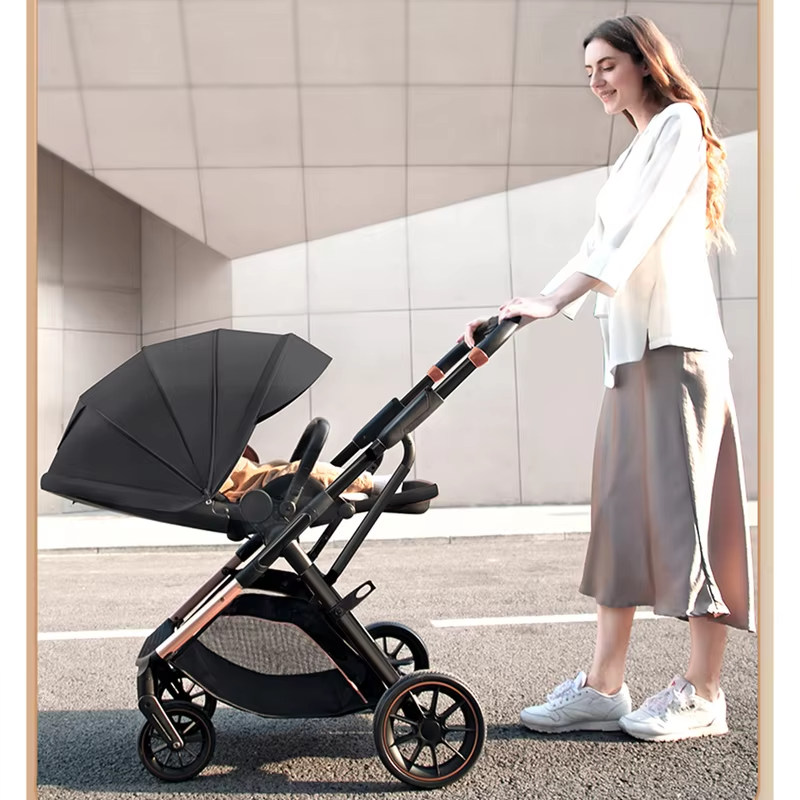 2026 New Arrival Convertible Baby Stroller For Toddler Newborn High Landscape Baby Pushchair With Reversible Seat