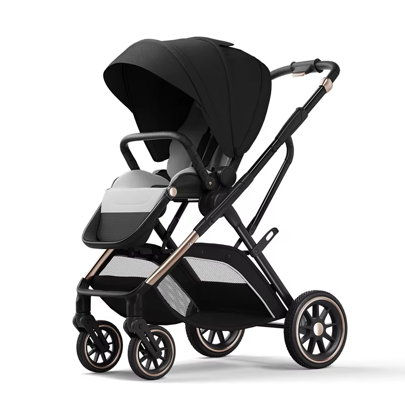 2026 New Arrival Convertible Baby Stroller For Toddler Newborn High Landscape Baby Pushchair With Reversible Seat