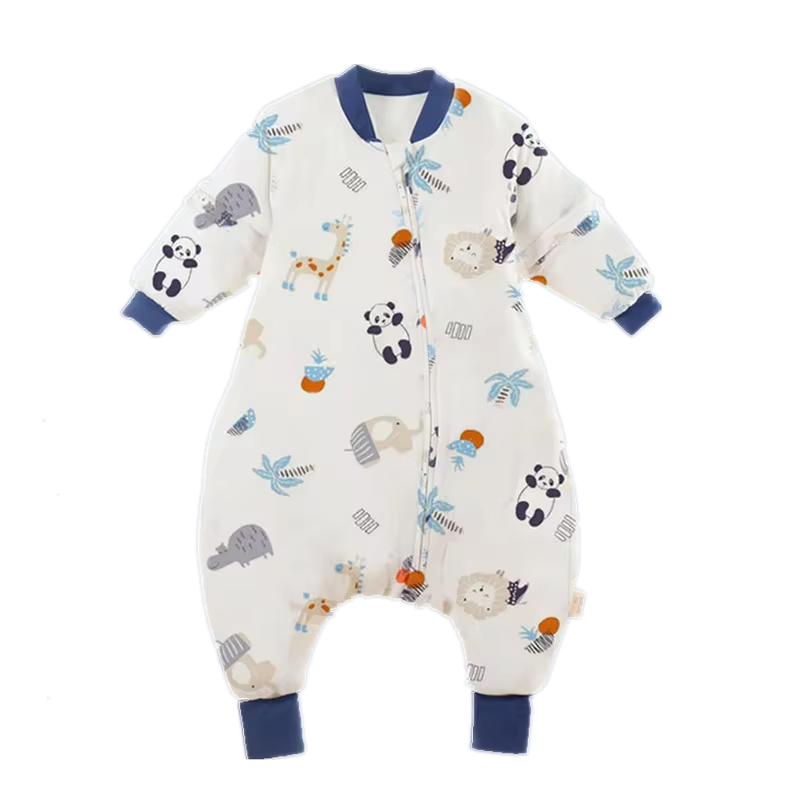 Baby Sleeping Bag Cartoon Children Pajamas Infantil Stuff For Four Seasons Cotton Toddler Sack Kids Sleepwear Bedding Jumpsuit