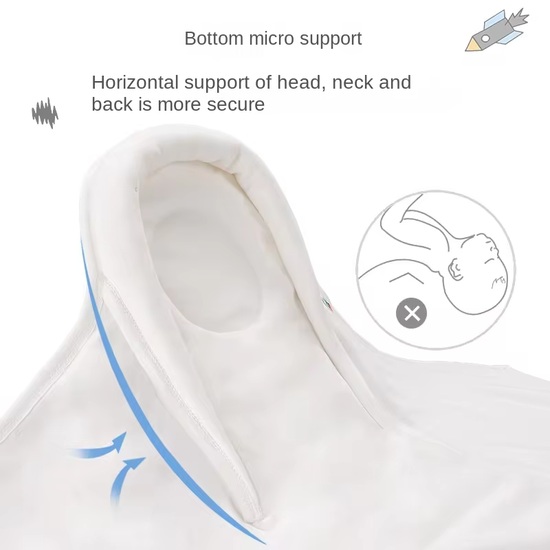 Newborn Baby Swaddle Wrap Adjustable Newborn Hat Set Anti-kick Swaddle Warm Soft BlanketSuitable for Babies Aged 0-3 Months