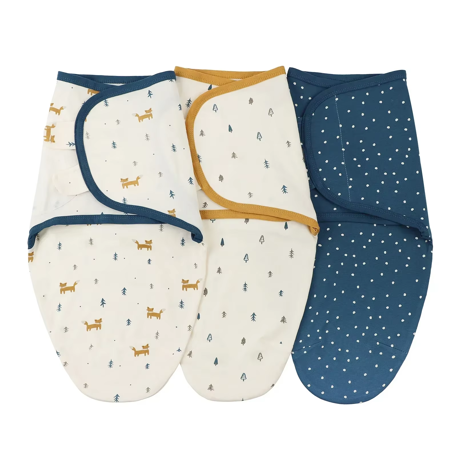 Baby Anti-kick Blanket Cotton Hugging Blanket Four Seasons Infant Newborn SleepSack Baby Anti-startle Sleeping Bags 3 Pcs/Set