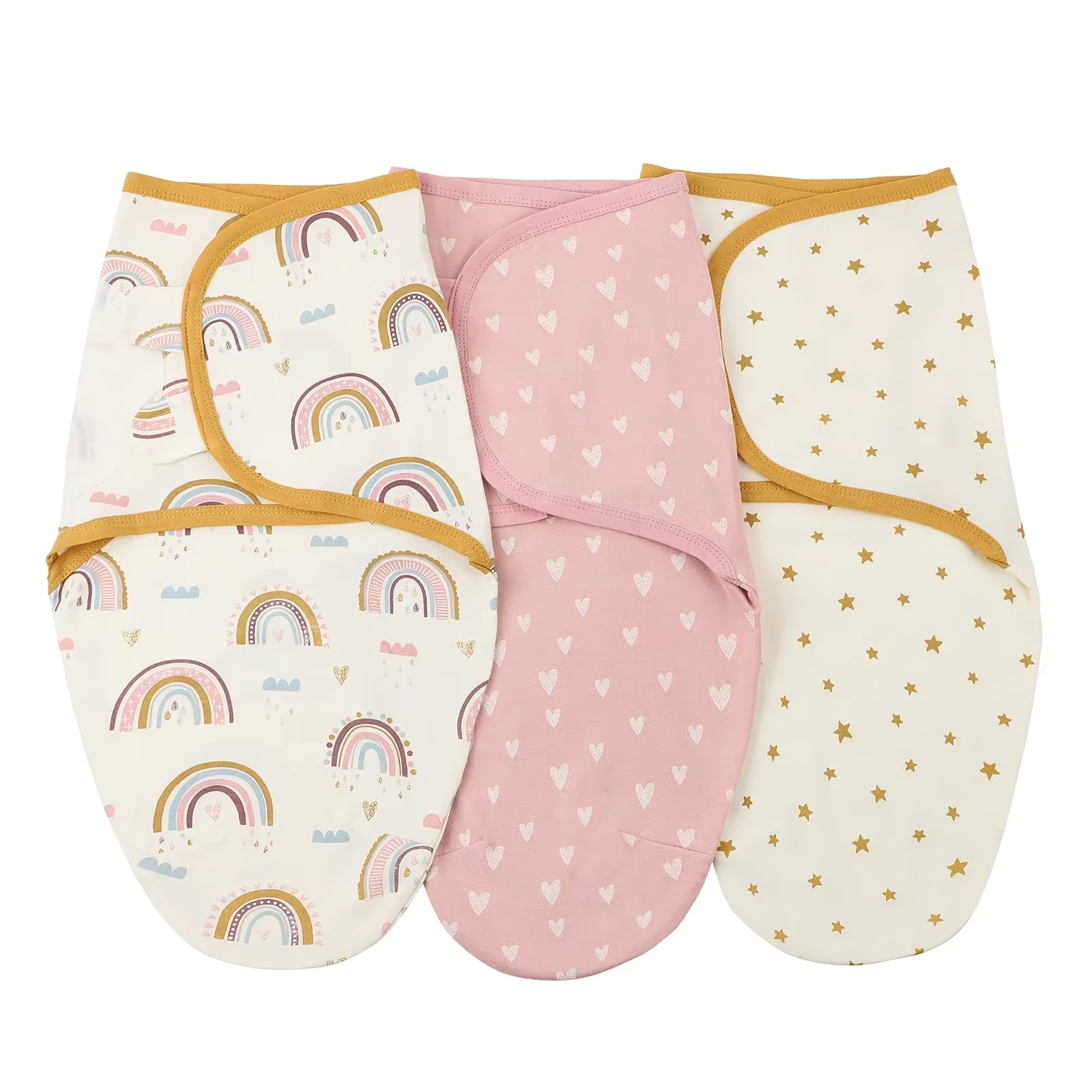 Baby Anti-kick Blanket Cotton Hugging Blanket Four Seasons Infant Newborn SleepSack Baby Anti-startle Sleeping Bags 3 Pcs/Set