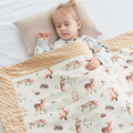 120*150Cm Baby Blanket Winter Warm Baby Quilt Cartoon Bear Printed Doudou Touch Thicker Kids Quilt For Boys Girls