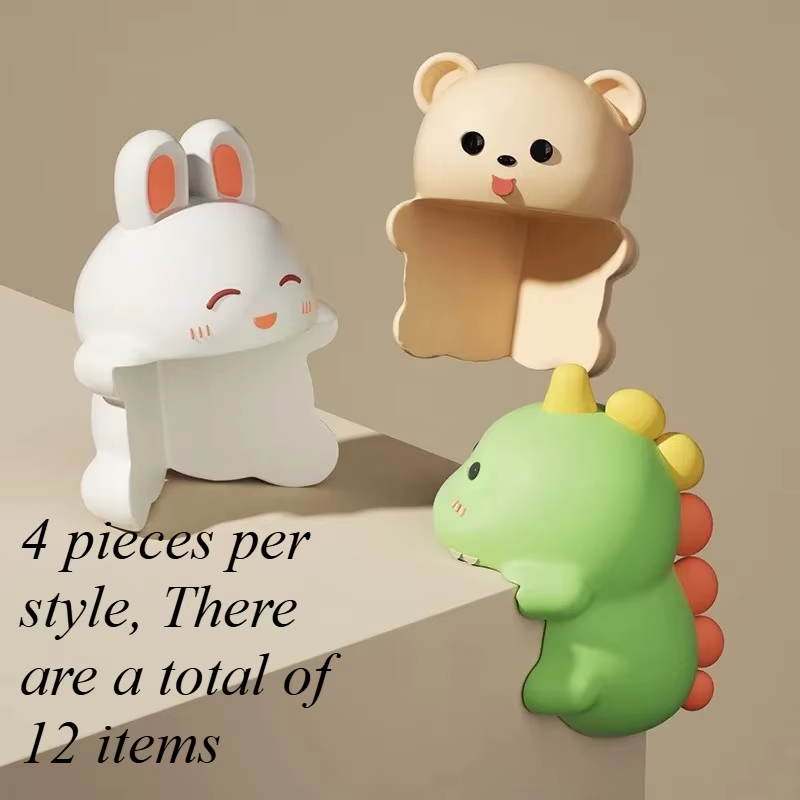 4/8pcs Mini Corner Protector Table Edge Soft Packaging Anti-Collision Strip For Children Cartoon Sticker Baby Protection