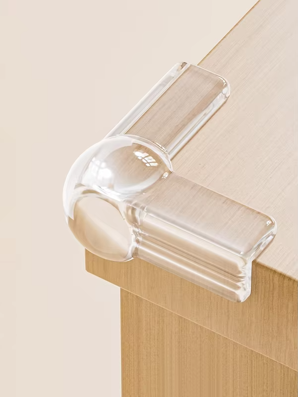 4/12PCS Transparent Furniture Corner Guards Baby Proofing Corner Protectors for Table Thick Soft Edge Bumpers for Kids Safety