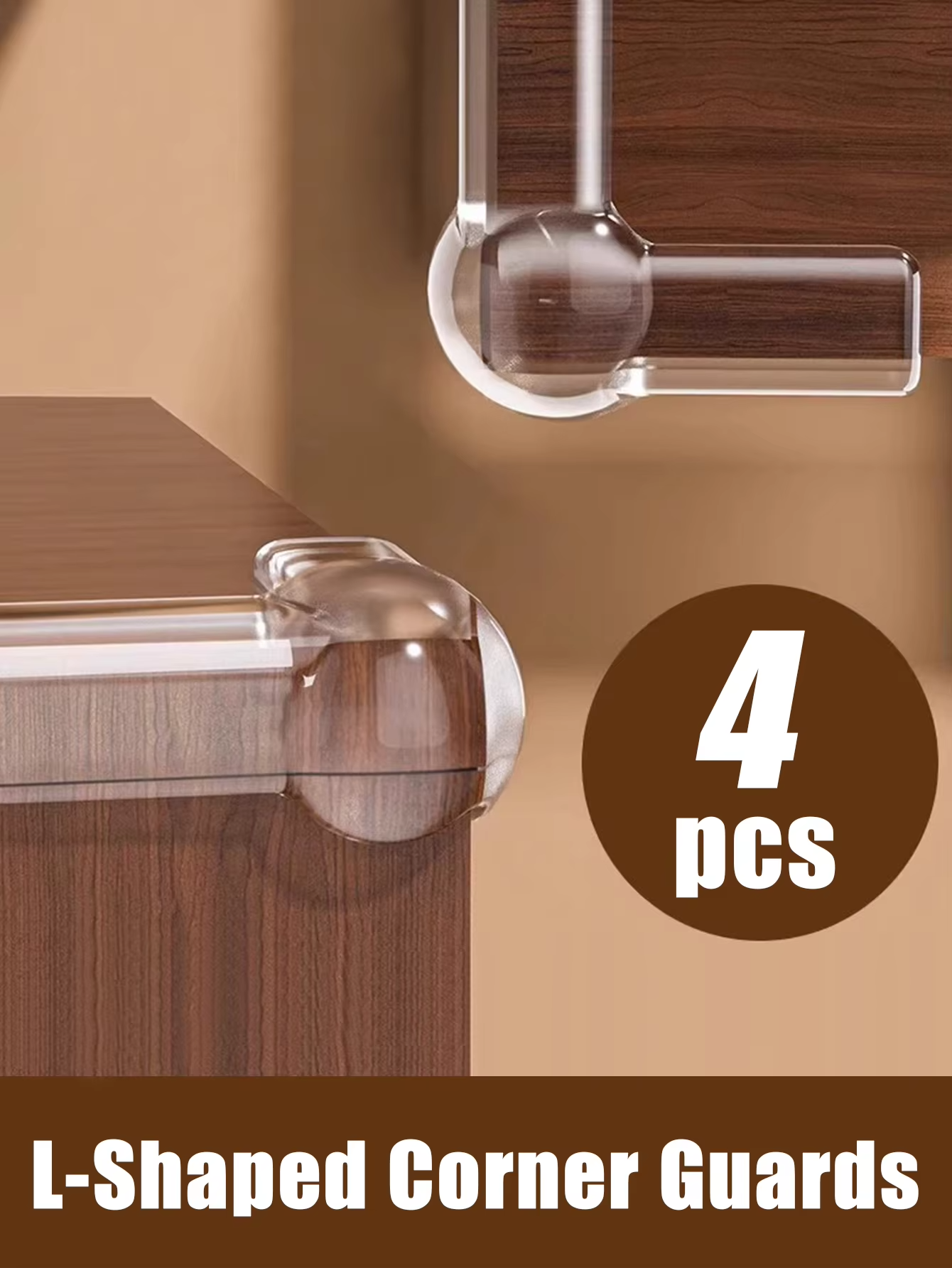 4/12PCS Transparent Furniture Corner Guards Baby Proofing Corner Protectors for Table Thick Soft Edge Bumpers for Kids Safety