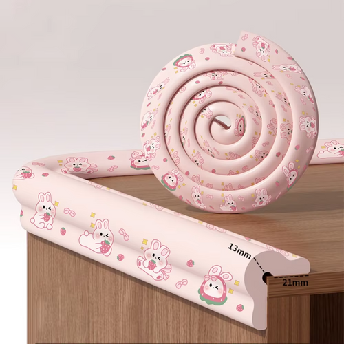 2m Desk Edge Guard Strip Baby Safety Cartoon Digital Pattern Wall Corner Protector Thickend Soft Anti Collision Cushion Children