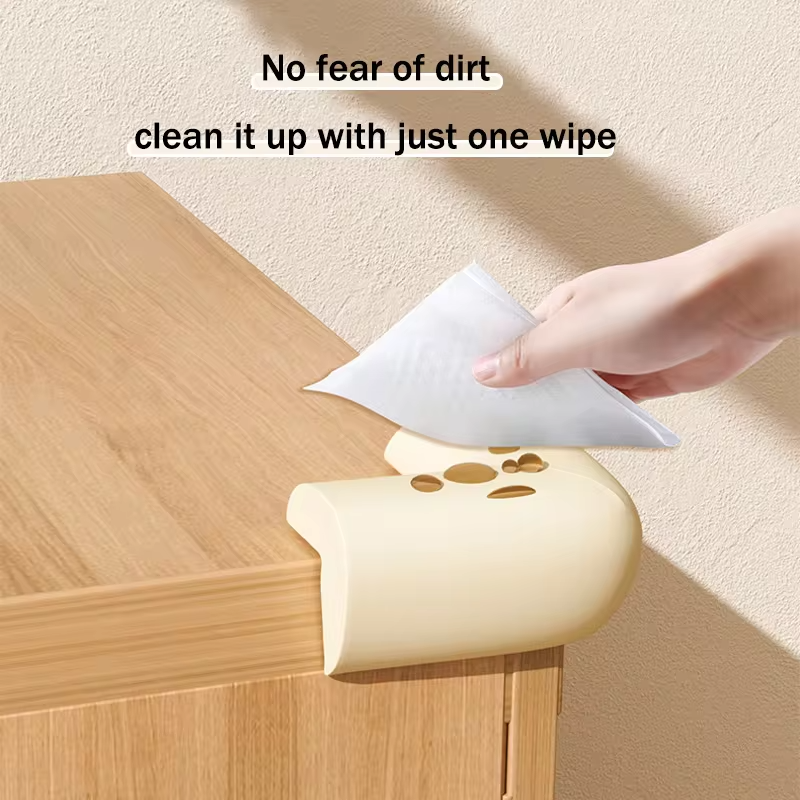 4pc Soft Child Baby Safety Colorful Protector Strip Sharp Edge Table Corner Protection Guards Cover Toddler Infant Anticollision
